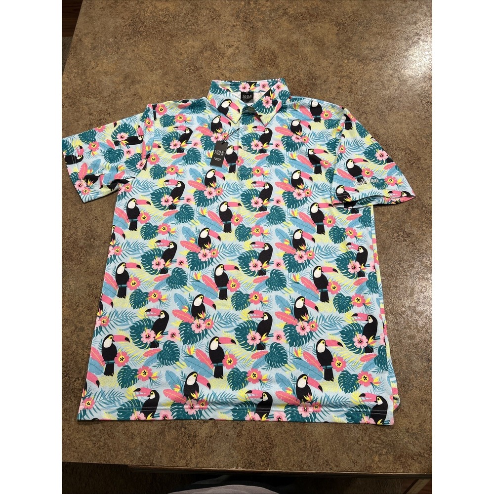 Golf‎ Gods Polo Size XL Mens Tucan NWT Australia Performance Tech